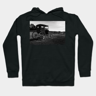 Old Horse Buggy BW 4 Hoodie